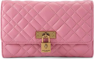 Kurt Geiger Womens Leather Brixton Chain Wallet - Pink - One Size