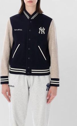 Sporty & Rich wool varsity jacket