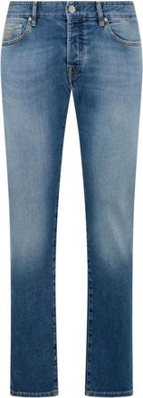 Moorer Jeans - Heren - Regular Fit Jeans - Blauw - W30 - Jeans
