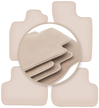 OEM Alfombrillas Premium Beige Para: Renault Twingo I Hatchback 1993-2006
