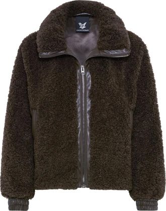 Fuchs Schmitt Giacca in pelliccia sintetica- tasche a filetto - - Jackets - Donna - Marrone - L