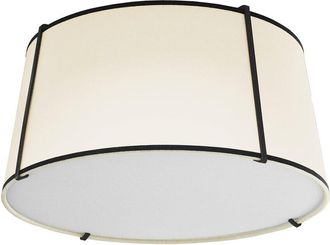 Dainolite Trapezoid 3-Light Flush Mount