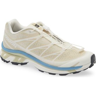 Salomon Gender Inclusive XT-6 Shadow Sneaker in Vanilla/Eucalyptus at Nordstrom, Size 11.5 Womens