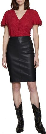 Walter Baker Mae Pencil Skirt in Black at Nordstrom Rack, Size X-Small