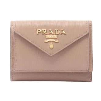 Prada Pink Leather Wallet (Tri-Fold) (Pre-Owned)