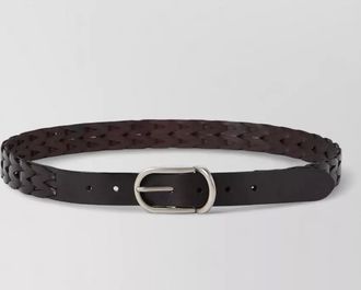 Brunello Cucinelli braided belt adjustable length mens accessory