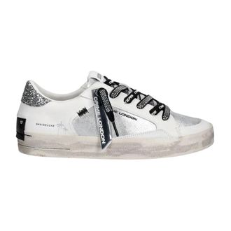 Crime London Dames, Schoenen, Wit, Maat: 39 EU Leer