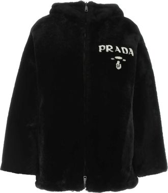 Prada Black Reversible Fur Coat