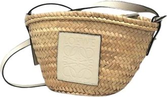 Loewe Pre-owned Bucket Bags, female, Beige, Size: ONE SIZE Pre-owned Bucket Bag