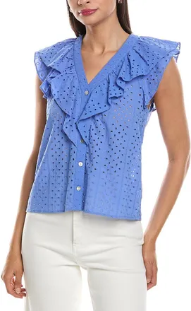 Nanette Lepore Eyelet Blouse