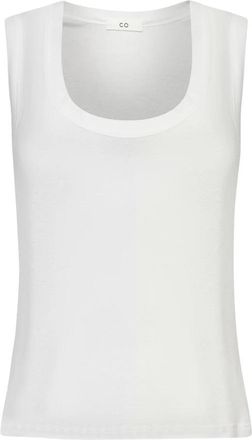 Co Jersey Tanktop - Dames - Tops zonder mouwen - Beige - XS - Katoen - Tops