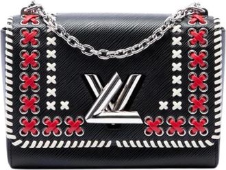 Louis Vuitton Pre-owned Twist MM - Dames - Vintage Schoudertas - Zwart - ONE Size - Leer - Vintage