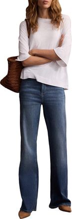 Mint Velvet Ultimate Flared Jeans in Blue at Nordstrom, Size 2