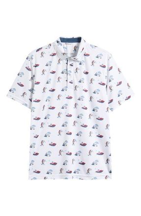 Swannies Compass Polo in White at Nordstrom, Size Xx-Large