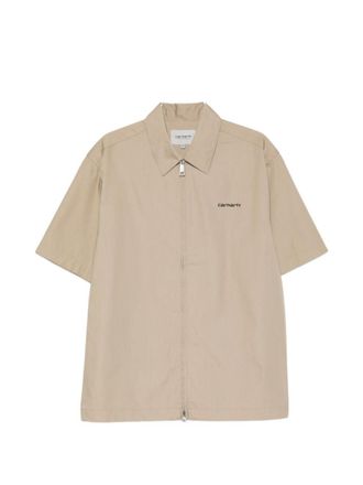 Carhartt Work in Progress Beige Relaxed Logo Shirts