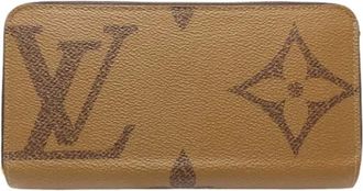 Louis Vuitton Pre-owned Wallets, female, Brown, Size: ONE SIZE Pre-owned Canvas wallets