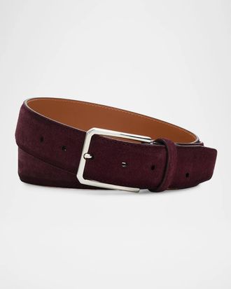 Santoni Suede Belt