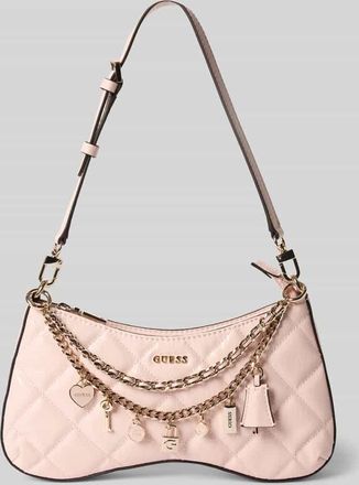 Guess Shoulder Bag mit Logo-Detail Modell Libby in Rosa, Gr&ouml;&szlig;e 1