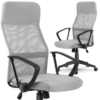 OEM Silla De Oficina Sofotel Sydney De Micromalla, Color Gris Claro
