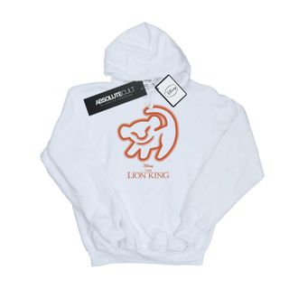 Disney Heren The Lion King Grottekening Hoodie (Wit)