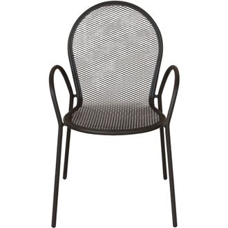 Milani Home MARIS - poltrona da giardino impilabile in ferro