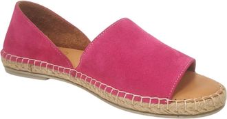 Bueno Womens Kitty Sandal In Pink Suede