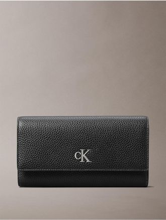 Calvin Klein Womens Archive Hardware Wallet - Black