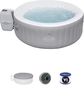 Bestway 60037 minipiscina idromassaggio gonfiabile lay-z-spa santa lucia airjet 170 x 66 cm - Bestway