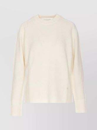 Loulou Studio knitwear crewneck embroidered logo long sleeves