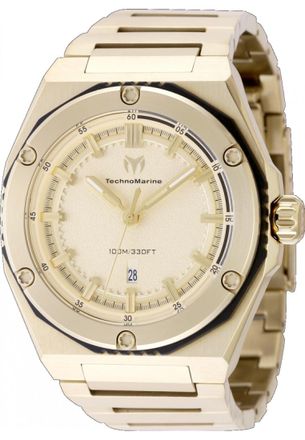 Technomarine TM-416076 Mens Coral Legacy Watch - Gold - One Size