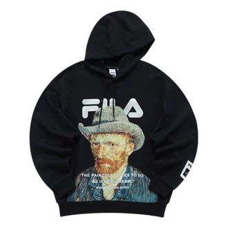Fila x Van Gogh Museum Hoodie Black Multi-Color F11M218202F-BK