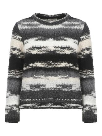KANGRA round-neck long-sleeve sweater - Nero