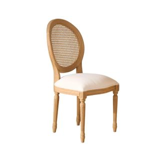 Wabi Home Silla de comedor de madera maciza de Sungkai