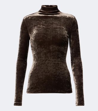 Ralph Lauren Collection Top Ilene in velour