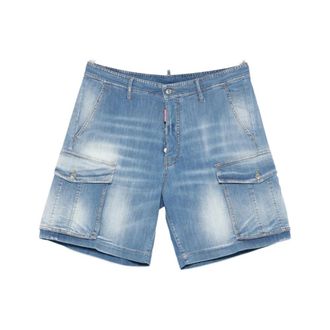 Dsquared2 Denim Shorts, male, Blue, Size: M Denim Shorts