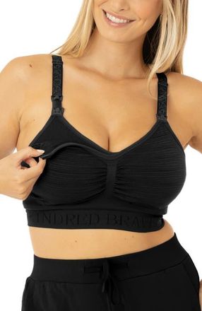 Kindred Bravely Busty Sublime Hands-Free Pumping & Nursing Bra -Sizing Options from E-H Cup in Black at Nordstrom, Size X-Large G