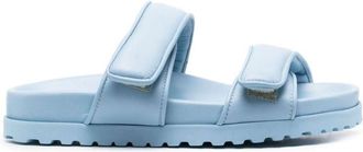 Gia Borghini Light Blue Leather Sandals