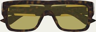 Bottega Veneta Angle 99mm Shield Sunglasses