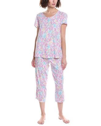 Cuddl Duds 2Pc Pajama Crop Set