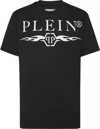 Philipp Plein T-shirt met ronde hals - Heren - T-shirts - Zwart - XL - Katoen - Tops
