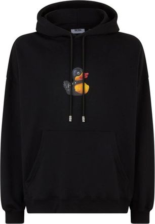GCDS Gcds, Heren, Sweatshirts & Hoodies, Zwart, Maat: XS Katoen