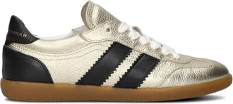 Stefano Lauran Goud Su&egrave;de Dames Sneakers - Dames - Sneakers - Veelkleurig - 36 EU - Su&egrave;de - Schoenen