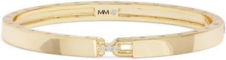 Melinda Maria Ashley Lock Cuff in Gold-White at Nordstrom, Size Medium