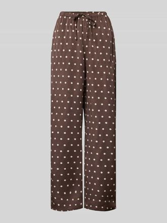 Neo Noir Neo Noir Stoffhose im Allover-Look Modell Sebba in Mittelbraun, Gr&ouml;&szlig;e 34