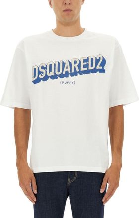 Dsquared2 Boxy-Fit White T-Shirt