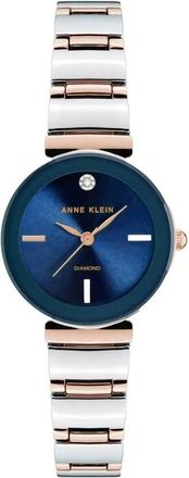 Anne Klein Womens Accented Blue Dial Watch