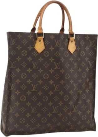 Louis Vuitton Pre-owned Tote Bags, female, Brown, Size: ONE SIZE Pre-owned Vintage Canvas Tote Bag