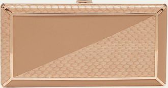 Gabriela Hearst Callas Leather & Snakeskin Clutch Bag