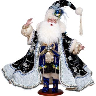 Mark Roberts Blue Suede Shoes Santa in Dark Blue at Nordstrom