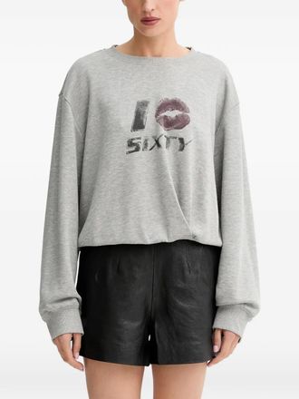 Miss Sixty graphic print sweatshirt - Grijs